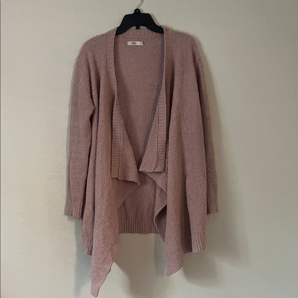 UGG Blush Pink Women's Cardigan Sweater - Picture 2 of 16